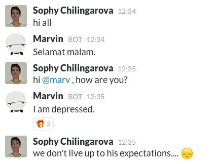 We really try to live up to his expectations but…